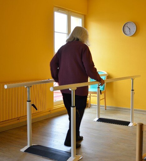 EHPAD Audelin Lejeune Exercice de motricité